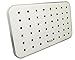 Vida Alegría RAINFOREST Shower Head; 14x8-Inch Overhead Rain Shower (Chrome)