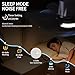 GDLUOAO Socket Fan Light with Remote, Socket Breeze Ceiling Fan with Bluetooth Speaker, RGB, 3 Colors, 3 Fan Speed, 18.5