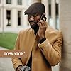 TOSKATOK Tweed Flat Caps-BROWNHERR-LXL #1