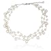 NOVICA White Cultured Freshwater Pearl Multi-Strand Bridal Choker, 15.5" - 17.5", Moonlight Glow'