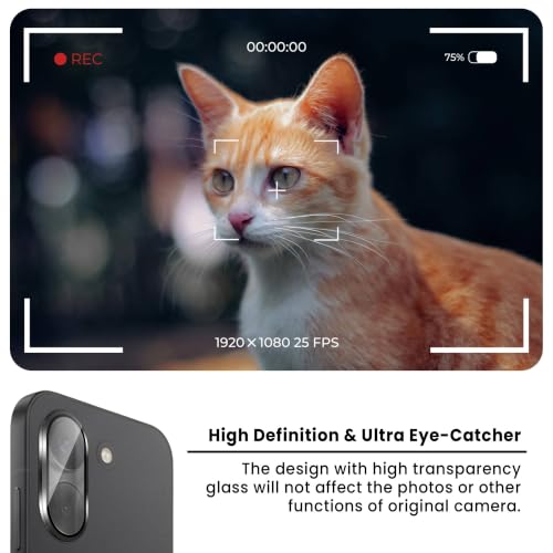 Image of ArmourPro Camera Lens Protector for Poco X8 Pro Tough HD Individual Aluminum Alloy Rings 9H Camera Cover, Scratch-Resistant,Camera Lens Protection| Black, 1 Pack