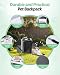 Petcozife Erweiterbar Katzenrucksack Hunderucksack, Katzentasche Faltbare, Haustier Rucksack für Große Katzen & Kleine Hunde bis 8 kg, Cat Backpack für Transport/Reisen/Camping