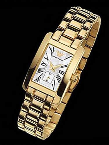 Emporio Armani Women's White Dial Stainless Steel Band Watch [AR0175]: Buy  Online at Best Price in UAE - Amazon.ae