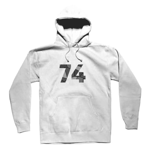 Hoodie sweatshirt 74 homme blanc sweat à capuche tendance unisexe