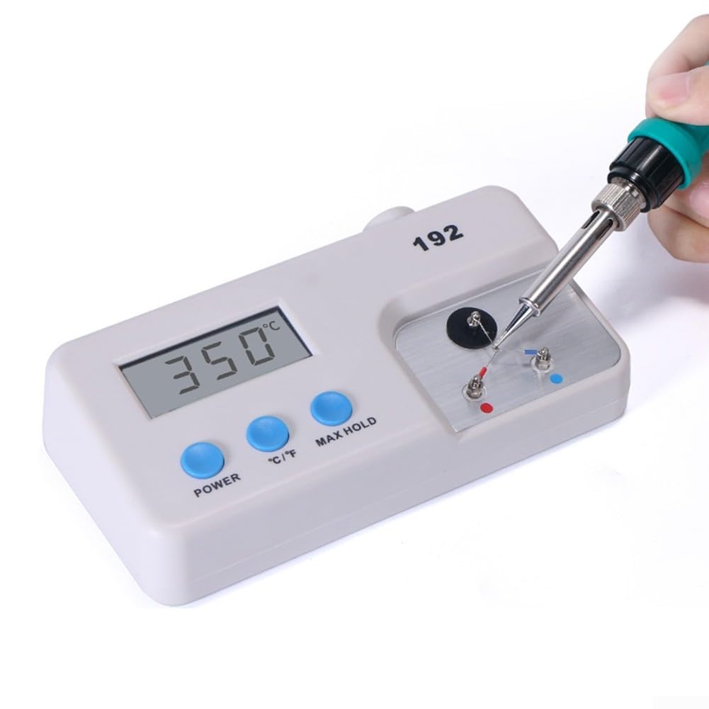 Termómetro de la extremidad del soldador con el sensor llevado K-Type de la exhibición para la prueba eléctrica de la temperatura de la soldadura y el trabajo
