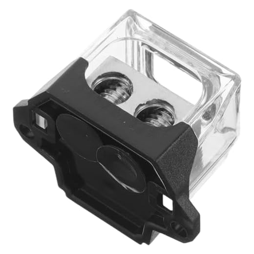 BELLIFFY Bloque Distribución Energía Coche Resistente al Fuego Divisor Tierra Estéreo con Conexiones Múltiples Compatible para Equipo Música y Batería Automóvil