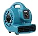 XPower P-80A Mini Mighty Air Mover Wentylator podłogowy Suszarka Dmuchawa Wentylator zewnętrzny z wtyczką zewnętrzną (niebieska)