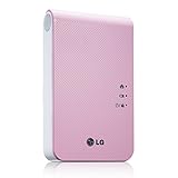 New LG Portable Mobile Pocket Photo PD241T Printer [Pink] (Follow-up model of PD239) Bluetooth Wireless Printing for iOS, Android and Windows OS