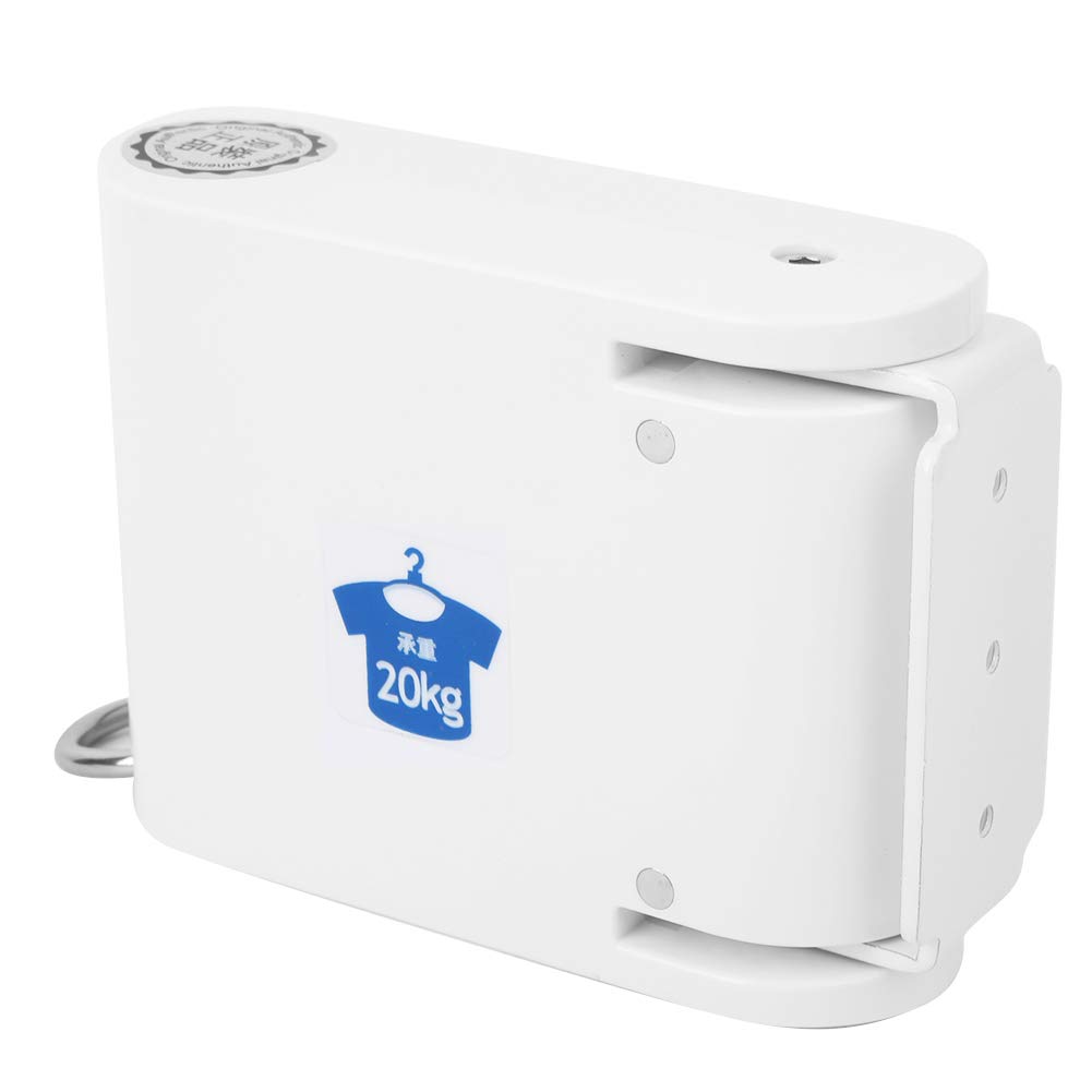 Tendedero para Colgar En La Pared del Hogar De 13 Pies, Cuerda Telescópica Retráctil para Tendedero, Tendedero para Interiores Y Exteriores, para Colgar Ropa Seca Y Húmeda