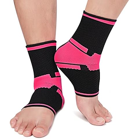 Ankle Support, 1 Pair Ankle Brace Compression Socks Foot Support for Women Men Ankle Pain for Achilles Tendonitis, Plantar Fasciitis, Joint Pain, Heel Spurs, Sports (M) Cover