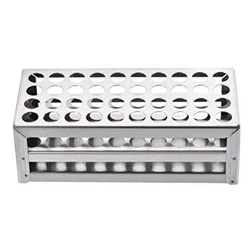 Support de tubes à essai 40 trous rack acier inoxydable 3 couches - 3