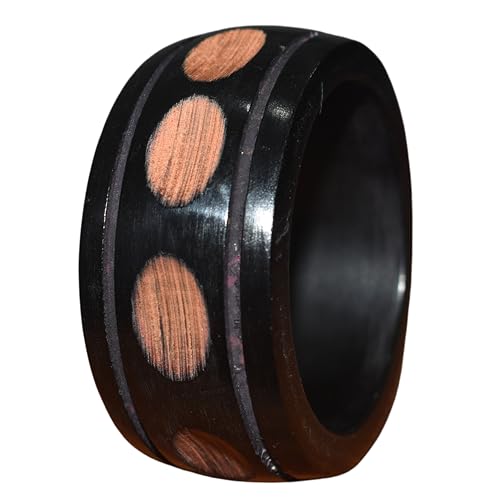 Image of Handmade Natural Wooden BangleHandmade Bracelet Vintage Simple Round Natural Wooden Bracelet Bangle for Women Jewelry.