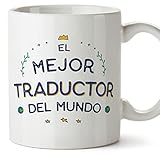 MUGFFINS Tazas para TRADUCTOR hombre - En Español - Mejor del Mundo - 11...