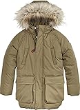  Tommy Hilfiger Jungen Tech Parka Jacke, Olive Tree, 8