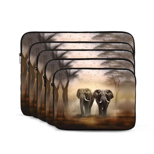 Funda para portátil 17 pulgadas con diseño animal miniatura 2
