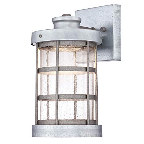 Luminaire mural extérieur LED variable avec verre granuleux Westinghouse