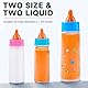 YUNHENTONG 4 Stück Puppenflasche mit Milch Magische Flasche Puppe 2 Stück Puppenschnuller Puppenzubehör Flasche Puppen Zubehör Schnuller Kinder Geschenk für Geburtstag, Weihnachten, Neujahr