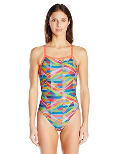 Speedo Women's Printed Propel Back Flipturnz One Piece Swimsuit