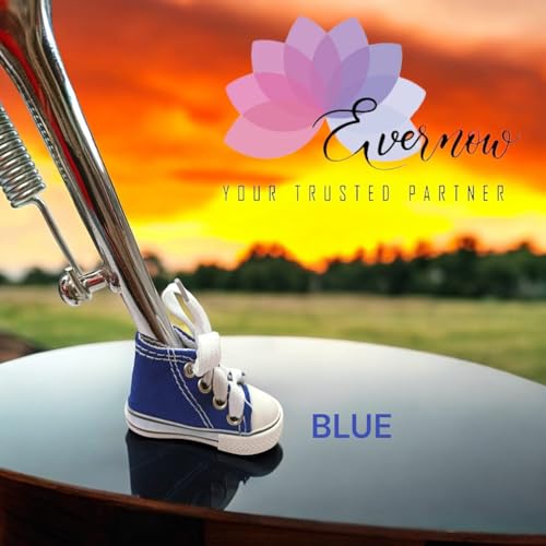 Image of EVERNOW Side Stand Shoes are a Must-Have Accessory for Every RE Bike Owner who Values Stability, Durability, and Style.(Blue)