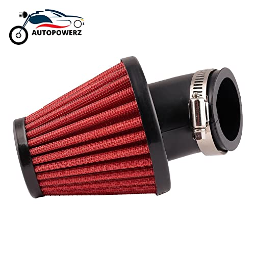 AUTOPOWERZ Universal Air Filter Engine Replacement Inlet Rubber Intake Induction Kit for All Motorcycle and Bikes (45-48mm)