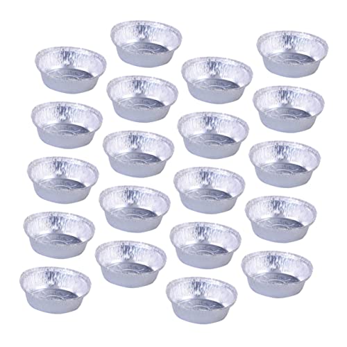 HEMOTON 20 Pezzi Padella Per Friggitrice Ad Aria Barbecue Usa e Getta Contenitori Resistente Alle Alte Temperature Foglio Di Alluminio Pasto
