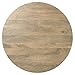 SIMPLIHOME Millbury Drum Coffee Table - 36 inch Wide Solid Mango Wood Round Living Room Table in Briarsmoke, Contemporary Cocktail Table for Family Room or Lounge with Large Surface, Assembled