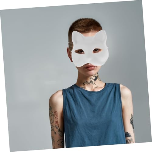 Masques blancs bricolage pour carnaval et halloween
