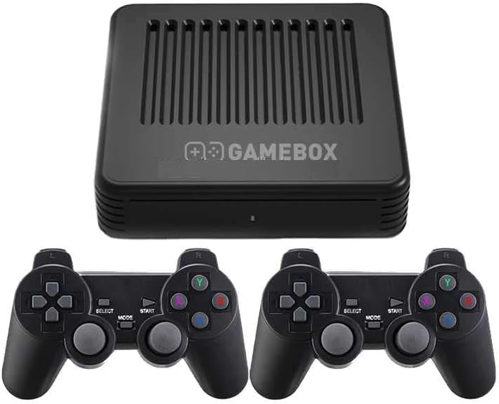 GSH G11 Game Box HD 4k Super Console Video Game Box 10+ Emulator 10000+ Retro Games with Tv Box 9.0 Android System Wireless Controller Multicolor