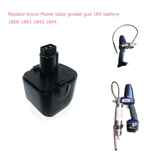 Image of Battery 18V 2Ah Replace for Lincon Power luber Grease Gun 1800 1801 1842 1844