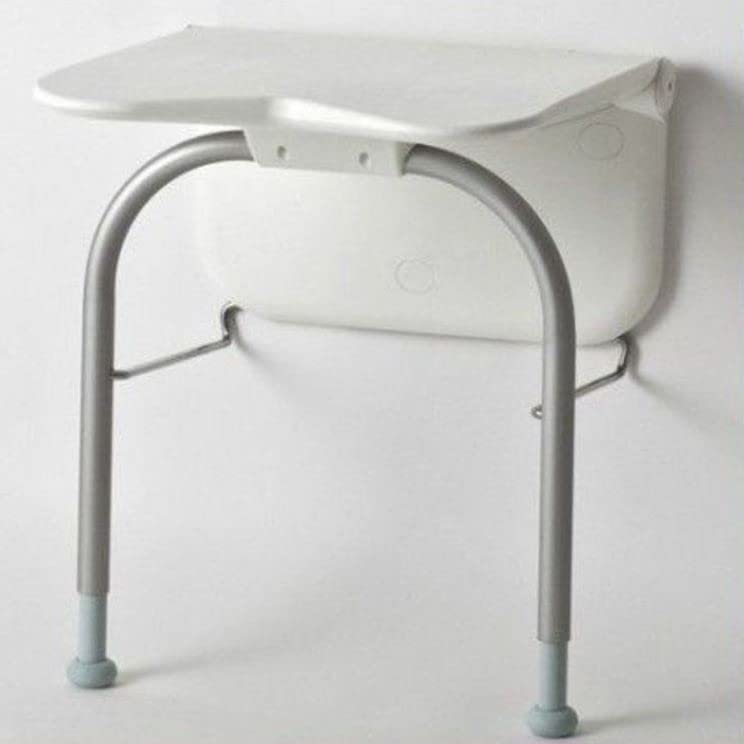 Asiento de Ducha Ergonómico Abatible Plano a Pared Relax