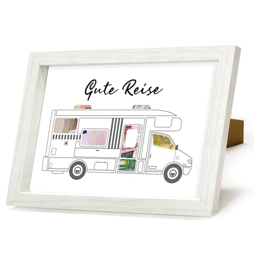 HSDSH Geldgeschenk Reise, Wohnmobil Verpackung für Geldgeschenk, Urlaubskasse Geschenk für Camper & Reisefreunde Reisekasse, Geschenke Geldgeschenk für Freunde, Familie, Frauen und Männer