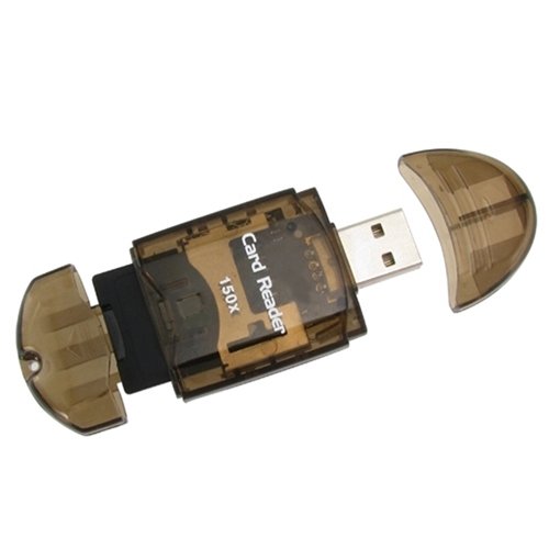 Sanoxy 4 In 1 Mini Usb 2.0 Memory Card Reader Writer Sd Minisd Mmc Mobile Rsmmc - Compatible With Sony, Sandisk, Toshiba, Lexar #TOP7