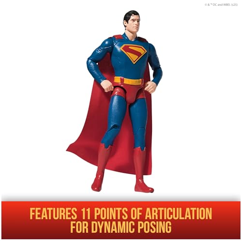 Image of DC Comics, Superman 12-inch Superhero Action Figure, Kids Toys for Boys and Girls Pretend Play, for Ages 4 and Up