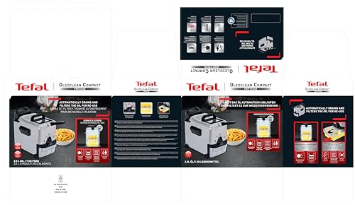 Friteuse semi-professionnelle Tefal Oleoclean compacte avec thermostat