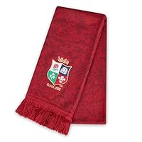 Canterbury Adult's British & Irish Lions Supporter Scarf, Red Dahlia, One Size
