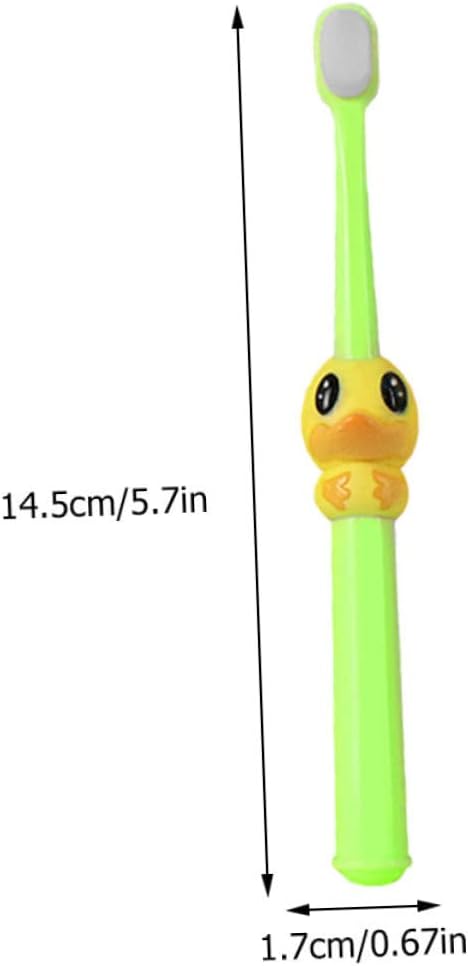 4pcs Soft Bristle Toothbrush Cartoon Design for Ages Durable Safe Material Teeth Cleaning Brushes for Boys for Gentle Oral Care