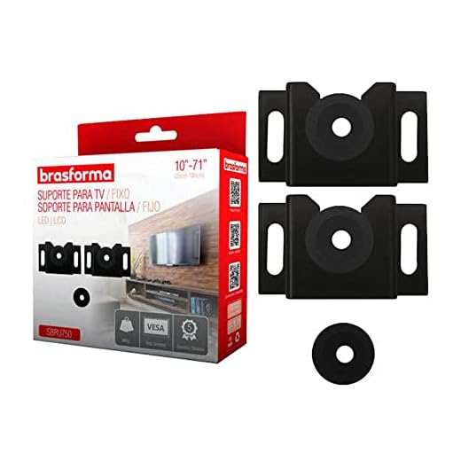 Suporte de parede para TV 10-71" SBRU750 BRASFORMA, Brasforma, SBRU750, Preto
