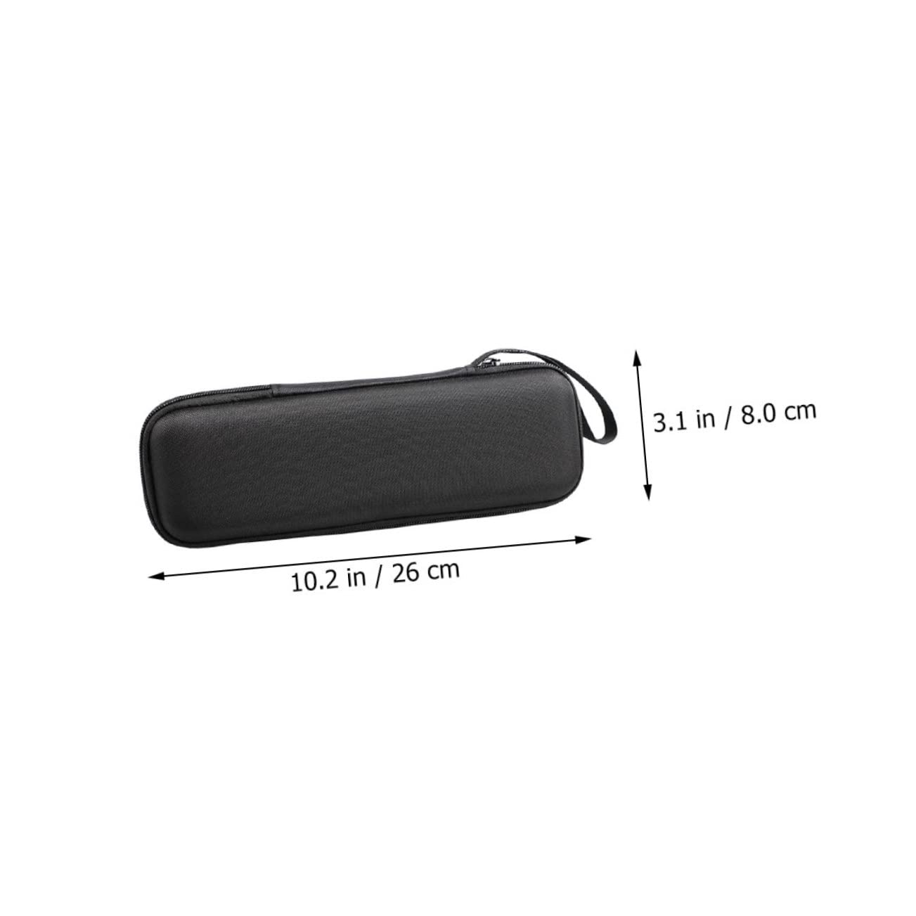 CATIEBYE Travel Microphone Case Dual Mic Storage Pouch Shockproof Design Lightweight and Compact with Zipper Closure for Accessories for Business Trips and Karaoke