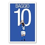 Graphics 17 Roberto Baggio Poster - Italy Art