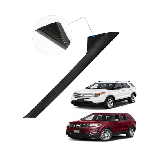 WZruibo Windshield Trim Molding Front Outer Window Panel Explorer,Windshield Moulding Guard Cover XLT Window Bracket Gasket for Ford Explorer 2011 2013 2014 2015 2017 2019 (Driver+Passenger Side) by WZruibo - Image 4