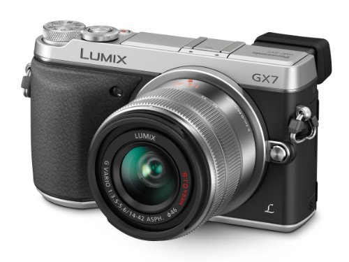 Panasonic Lumix Gx7 16.0 Mp Dslm Camera With Lumix G Vario 14-42Mm Ii Lens And Tilt-Live Viewfinder (Silver) #TOP23