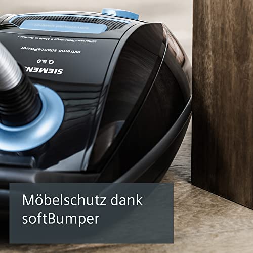 Siemens VSQ5X1230 Aspirateur 4,5 L Aspirateur réservoir cylindrique Sec 850 W Sac à poussière