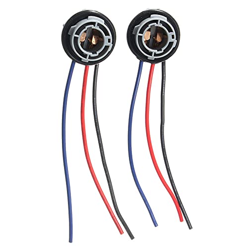 Sautop 4Pcs Bay15D 1157 Led Light Bulbs Socket Holder,P21/5W Adapter Base Connector Car Accessories For Brake Light Turn Signal Headlight Light #TOP2