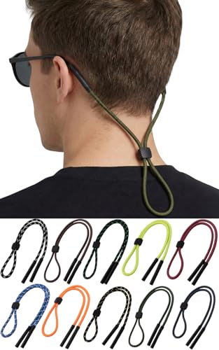 [TERTIS] ターティス メガネチェーン メンズ ストラップ ホルダー ストラップ ストッパー アクセサリー 眼鏡 ずれ防止 おしゃれ グラスコード サングラス 落下防止 サングラス すべり止め スポーツ 登山 アウトドア (オリーブ)の商品画像（Amazon）