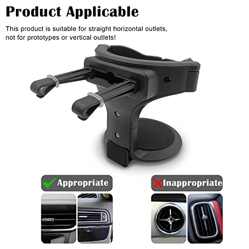 Car Air Vent Cup Holder, Universal Adjustable Car Air Vent Cup Holder, Mount With Car Air Vent Clips, Water Coffee Juice Tea Bottle Stand #TOP1