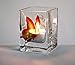 Anna's Exclusive Decor - Portavelas de cristal con forma de mariposa pintada...