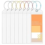Lot de 8 étiquettes à bagages pour croisières, 6,5 x 18,5 cm,...