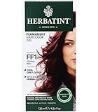 Herbatint Permanent Herbal Haircolor Gel, FF1 Henna Red, 4.56 Ounce