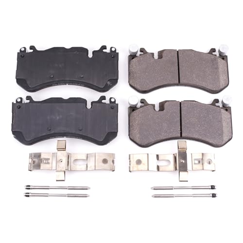 Image of PowerStop Front Brake Pads for Audi RS7 2014-18 |Mercedes-Benz AMG GT 2020-21 |AMG GT 53 2019-21 |AMG GT 63 2019-21 |AMG GT 63 2023-24 - Z17 Ceramic Brake Pads with Installation Hardware, 17-1291