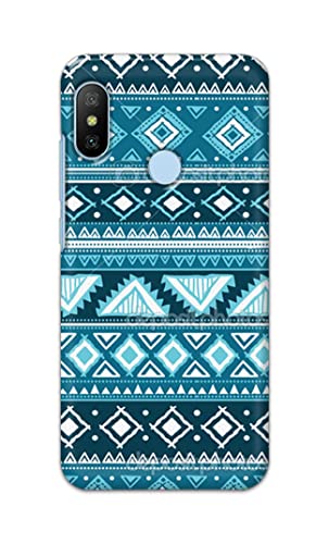 Image of PRINTFIDAA Coloured Tribal Pattern Hard Back Cover for Mi A2 Back Cover -(P6) KAT1008